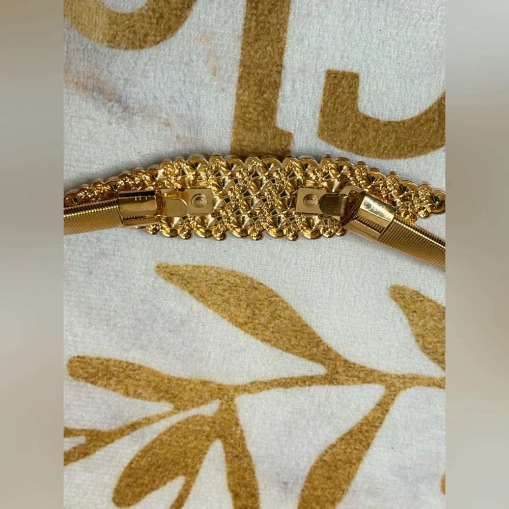 Gold and Chrystal Belt Women's Accessory